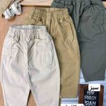 شلوار کتان ساده کد 1025