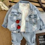 کت و شلوار دو تیکه راه راه کد 1026