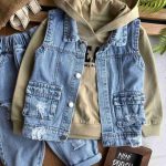 سه تیکه وست جین تدی کد 1052