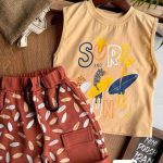 تاپ شلوارک زرافه و دوستاش کد 1067