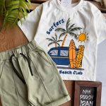 تیشرت شلوارک ماشین ساحلی کد 1074