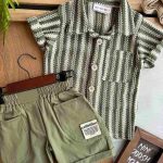 تیشرت شلوارک یقه انگلیسی کد 1084