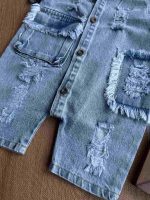 سرهمی جین جیب پاکتی (کوتاه) کد 1107 - Image 3