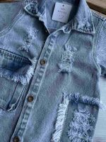 سرهمی جین جیب پاکتی (کوتاه) کد 1107 - Image 2