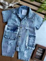 سرهمی جین جیب پاکتی (کوتاه) کد 1107