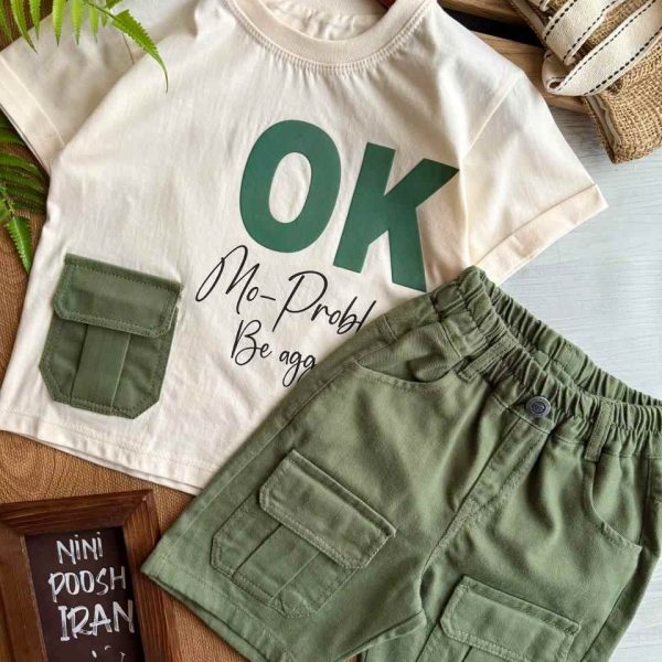 تیشرت شلوارک ok کد 1157