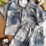 تیشرت شلوارک ابرنگی کد 1149