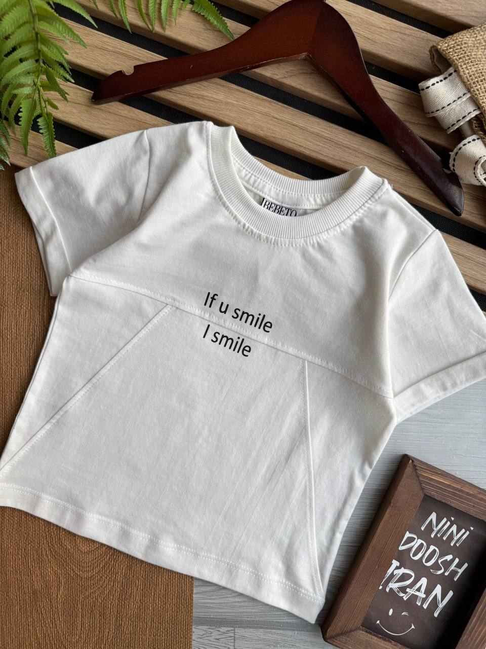 IMG_20250718_163258_841 تیشرت smile کد 1190 - Image 1