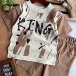 تیشرت شلوارک چاپی کد 1195