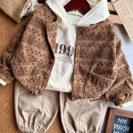 سه تیکه کبریتی طرح دار کد 1205