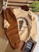 ست چاپی تدی قهوه ای کد 1417