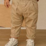 شلوار کتانیک کرم کد 1282