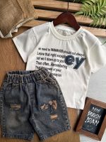 تیشرت شلوارک جین EY کد 1525