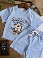 تیشرت شلوارک GOOD LUCK کد 1540 - Image 4