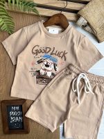 تیشرت شلوارک GOOD LUCK کد 1540 - Image 3