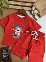 تیشرت شلوارک GOOD LUCK کد 1540 - Image 2